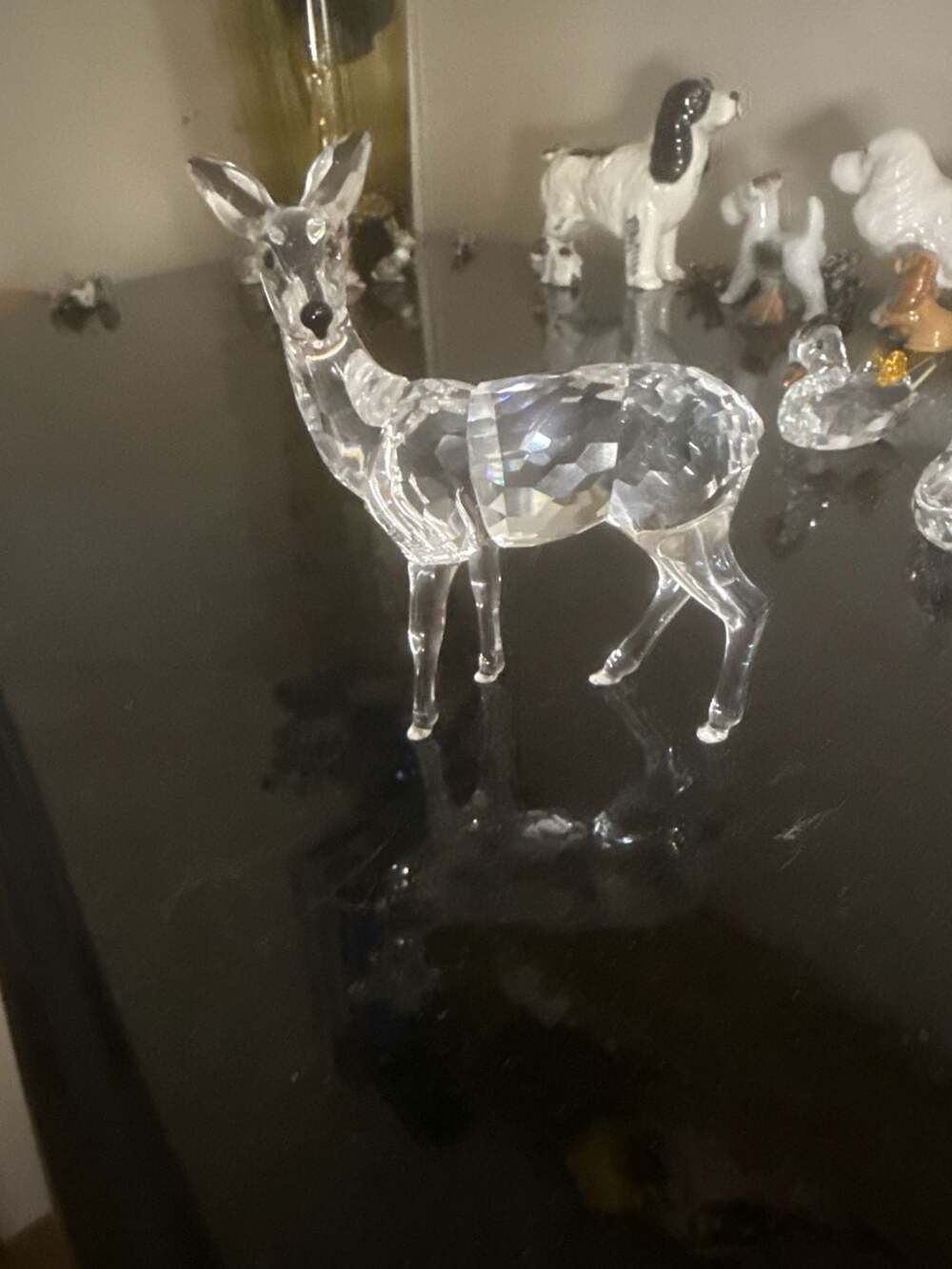 DEER / FAWN by Swarovski Crystal #247-963 3.6" tall NEW IN BOX made in Austria